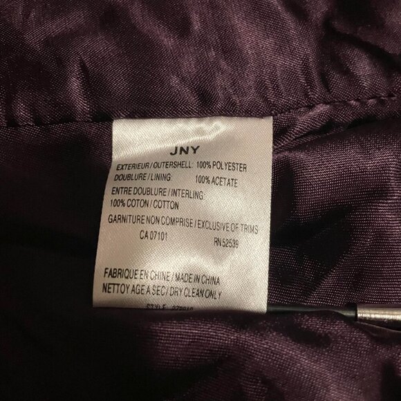 Jones New York Faux Fur Womes Winter Jacket Size 12 - Picture 12 of 16